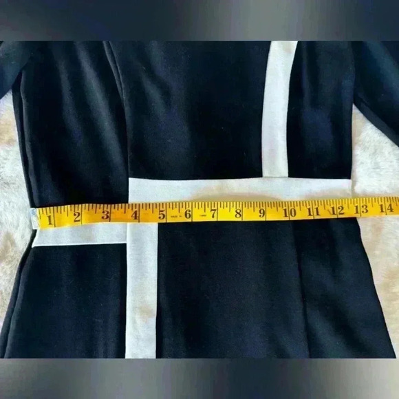 Woosea women’s black and white color block medium dress formal businesse… - Picture 11 of 14